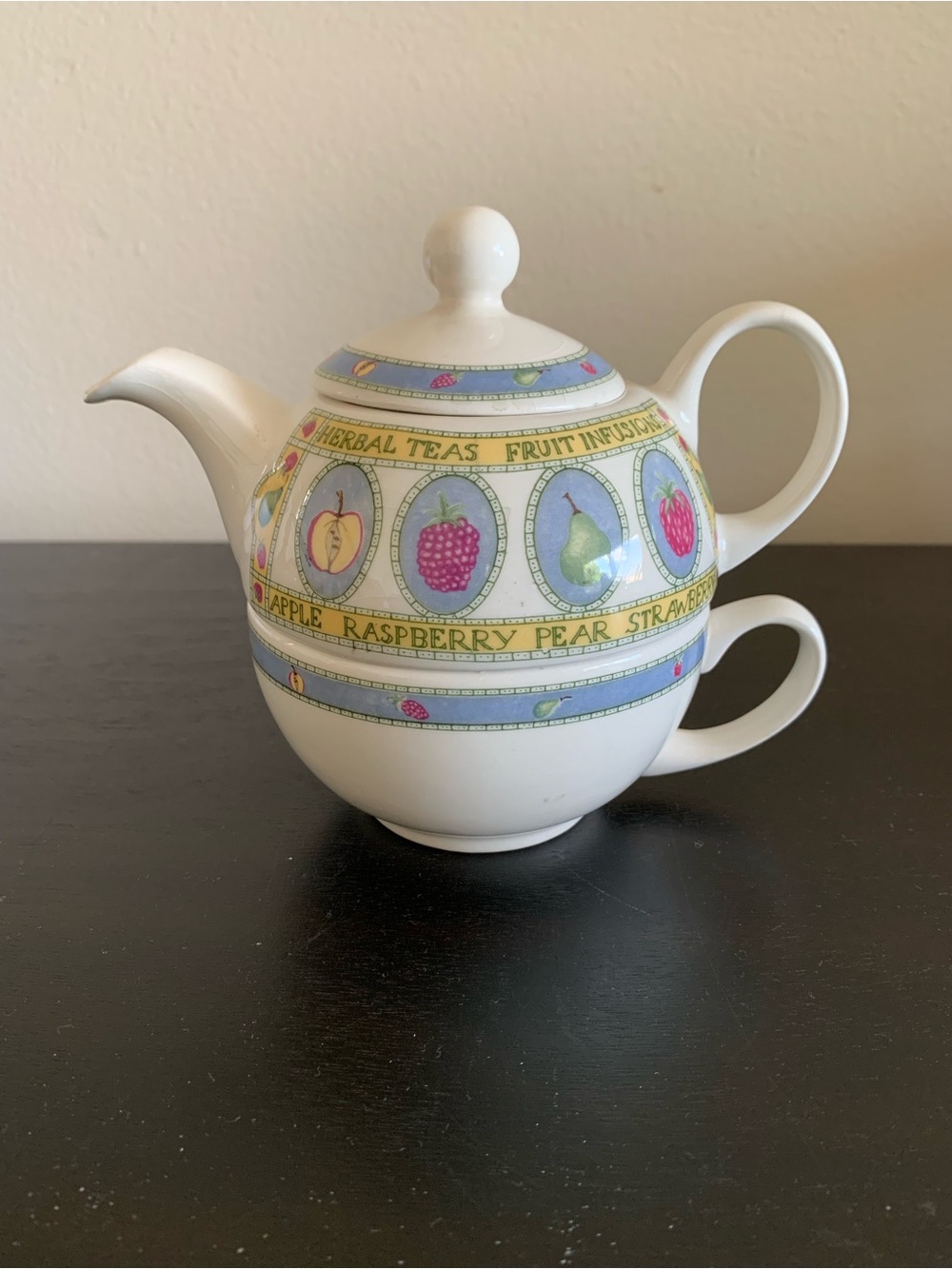 Arthur Wood & Son Staffordshire England Tea For One “Fruit Infusions” Cup Pot
